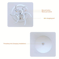 Modern Jellyfish Table Lamp Cartoon Dancing Jellyfish Bedside Lamp Adjustable Color LED Night Light Birthday Gift for Kids New